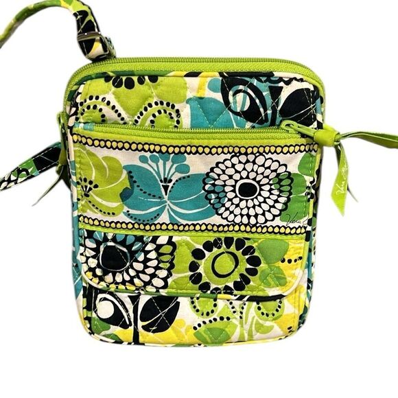 Vera Bradley Handbags - Vera Bradley mini hipster in limes up print
